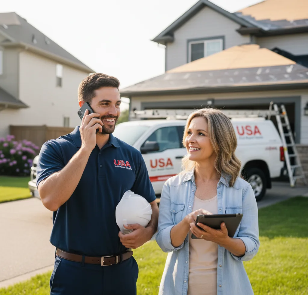 USA Roof Repair Experts customer support in Maple Heights